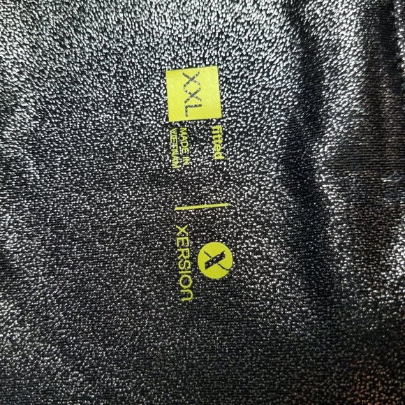 xersion Womens Active Leggings High Waisted 7/8 Length Size XXL Silver Metallic - Picture 4 of 8